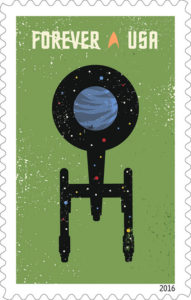 Star Trek stamps: Enterprise