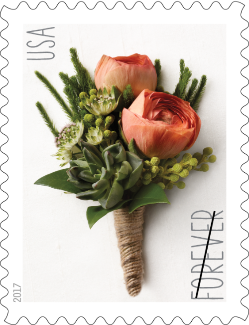 Celebration Boutonniere Stamp