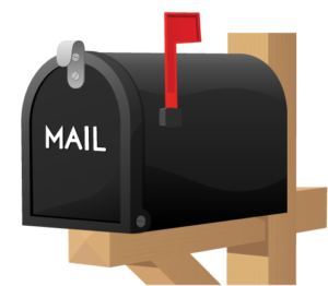 How to mail a card or letter