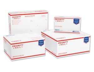 Priority mail boxes