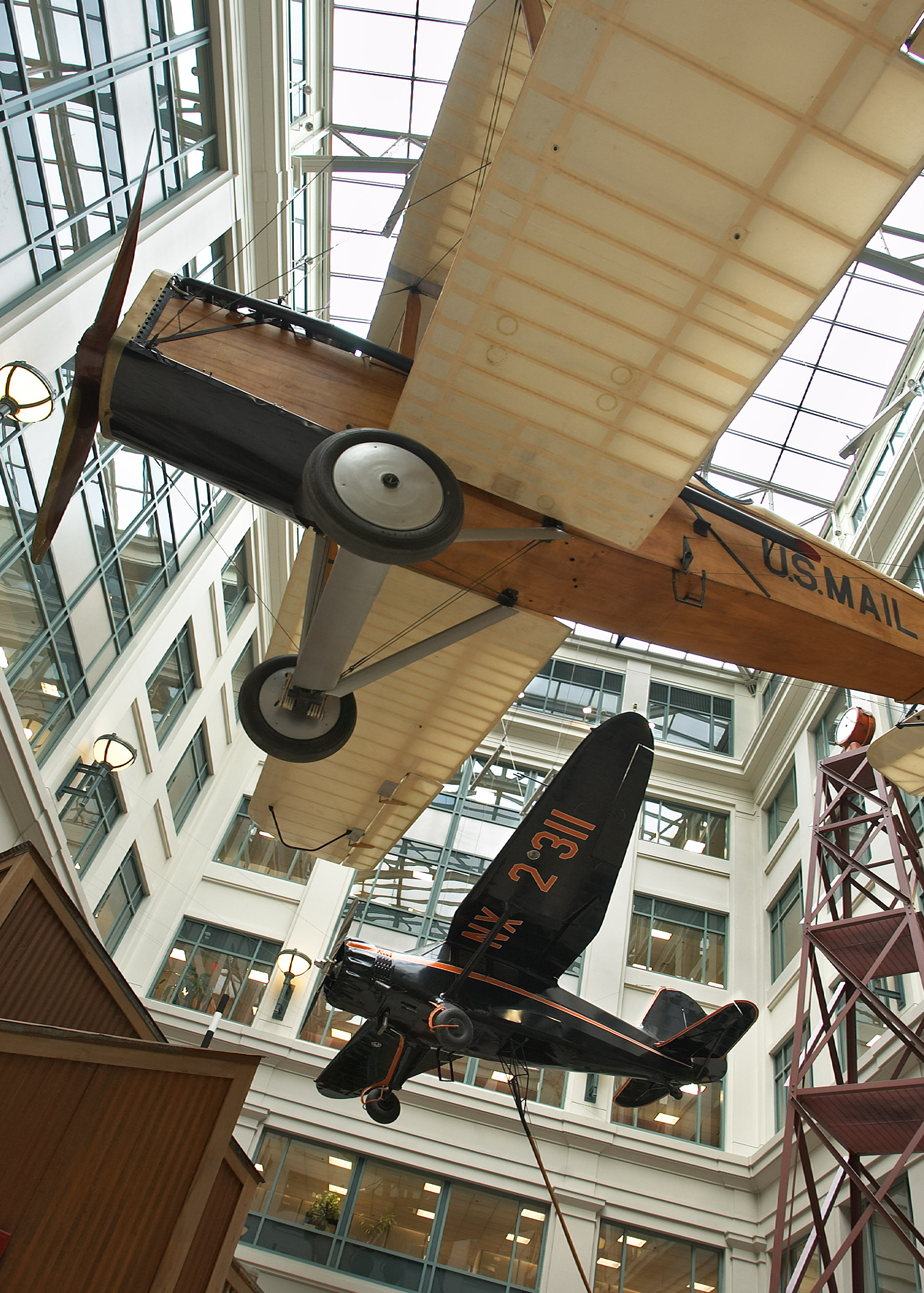 Mail Delivery Aircraft in the Postal Museum